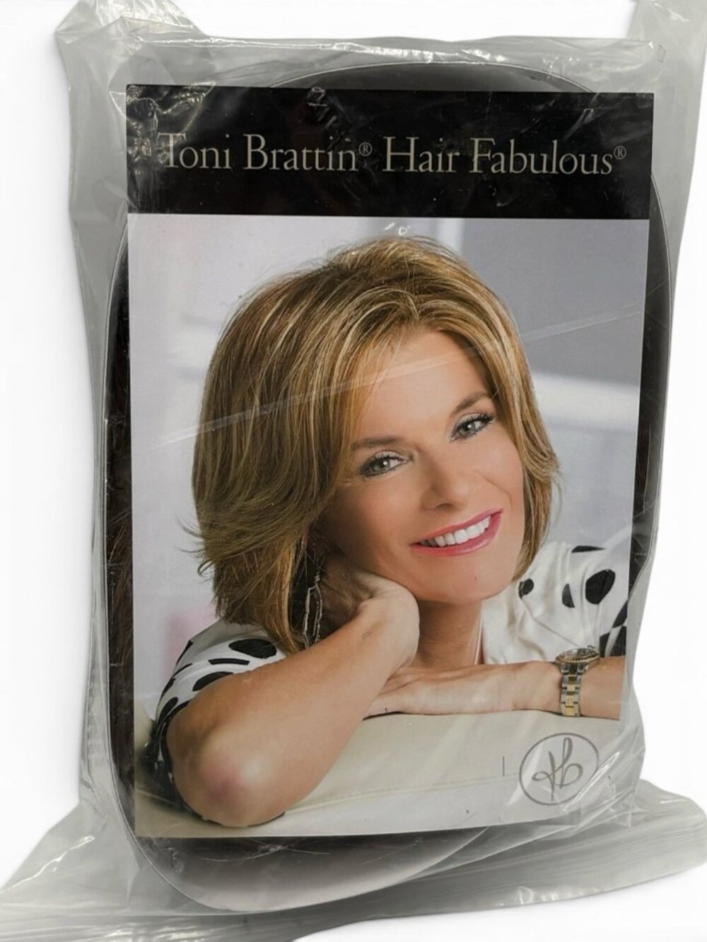 Toni Brattin Hair Fabulous Wispy Bangs HF Brown Blonde Hairpiece NWT